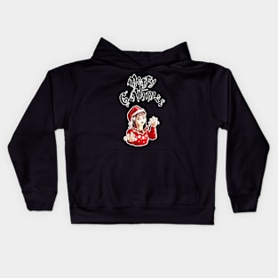 Merry gothmas creepy New year Kids Hoodie